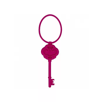 粉彩鑰匙造型行李吊牌-粉紅                              粉紅