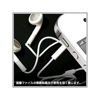 iPhone/iPad專用麥克風式精靈耳機(淨白)
