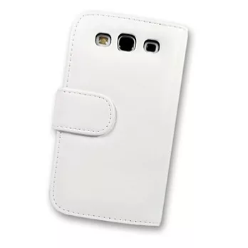 FOR SAMSUNG Galaxy S3 錢包皮套 白色
