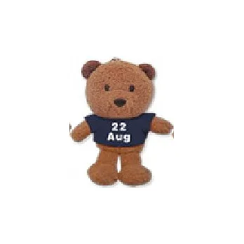 365繽紛熊(生日熊)-Bear of Color8月22日-深藍色T恤