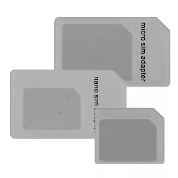[ZIYA] Apple iPhone 5 Nano SIM 轉接卡組合白色