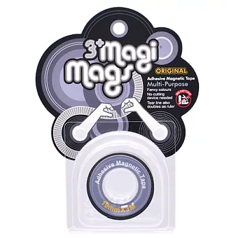 3+ Magi Mags 磁鐵膠帶 19mm x 3M 經典系列經典銀