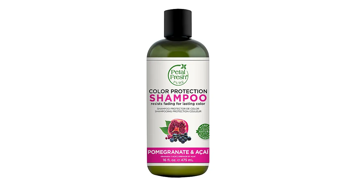 沛特斯有機成份紅石榴護色亮澤洗髮精-475ml/16oz