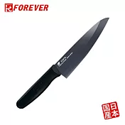 【FOREVER】日本製造FOREVER 黑鑽滑性陶瓷刀16CM-黑