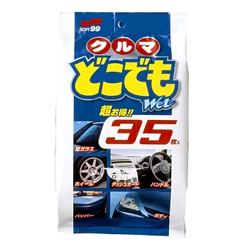 日本Soft 99 多功能清潔濕巾