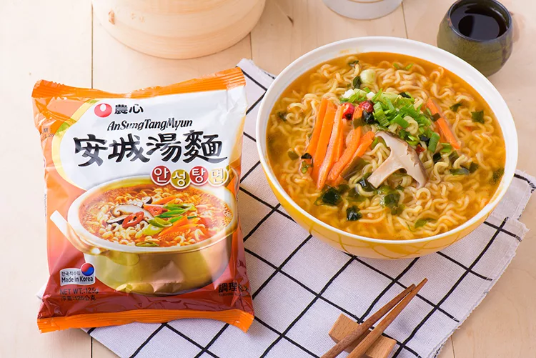 博客來 農心 安城湯麵 4入 袋