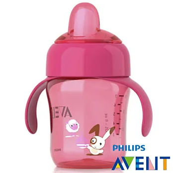 PHILIPS【AVENT新安怡】QQ兔防漏水杯(260ml)粉