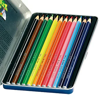 【義大利 GIOTTO】STILNOVO 水溶性彩色鉛筆(12色)鐵盒