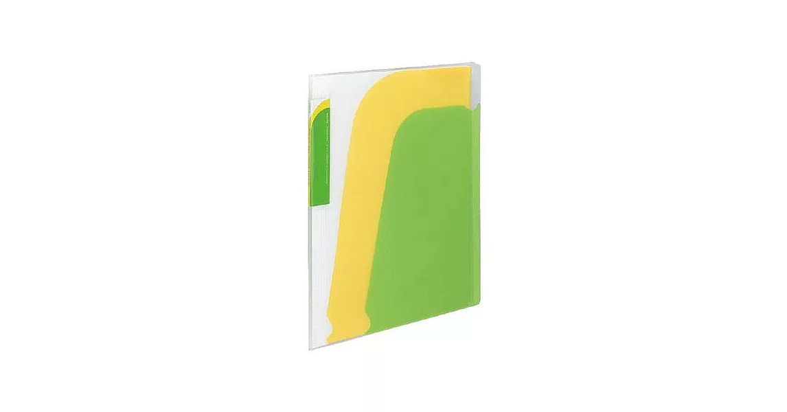 KOKUYO Novita 5層檔案資料夾(附夾鍊袋) 淺綠