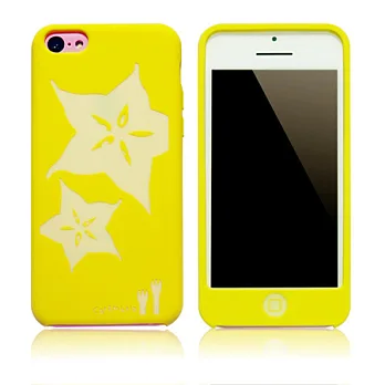 Kalo 卡樂創意 iPhone 5C 水果拼盤矽膠保護套-楊桃