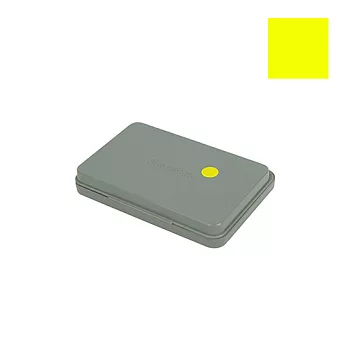 【Shachihata】顏料系油性印台 小型 HGN-1 黃色 (盤面 63 X 40 mm)