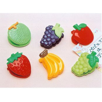 【iwako】可愛水果造型MEMO夾（6入）