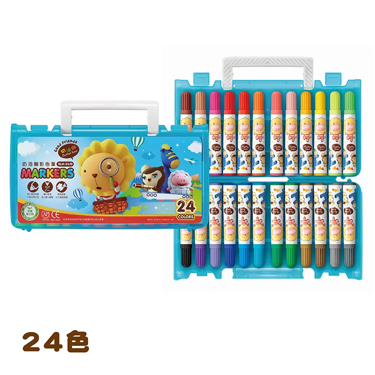 博客來 奶油獅24色彩色筆 博客來 奶油獅24色彩色筆