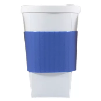 台灣製造創意可摺疊16oz FoFoCup折折杯藍色