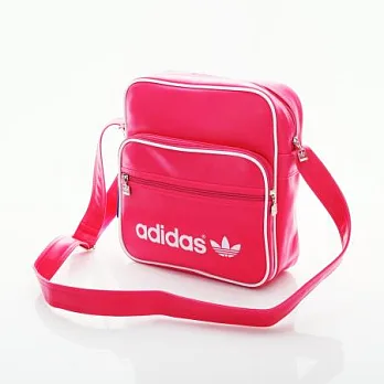 ADIDAS PERFORMANCE系列經典玩色直式側背包桃紅色
