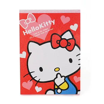 SANRIO HELLO KITTY便條本(愛心)