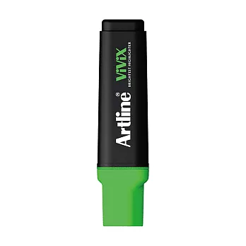 【Shachihata】Artline ViViX『大容量!』水性顏料系螢光筆 EK-670 綠色