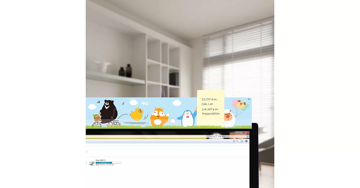 【歐士OSHI】新。夾心留言備忘板 療傷動物系列 HIKE( 2入)