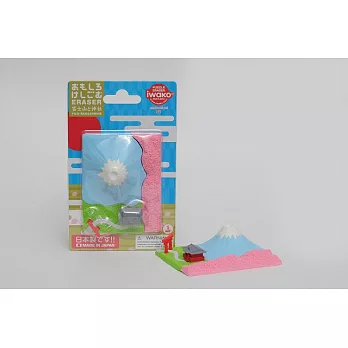 【iwako】NO PVC 環保造型橡皮擦 紙版裝(日本富士山系列)櫻花風