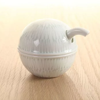 白山陶器/C型醬油壺-灰紋