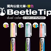 KOKUYO Beetle Tip獨角仙螢光筆(雙色)-3色裝