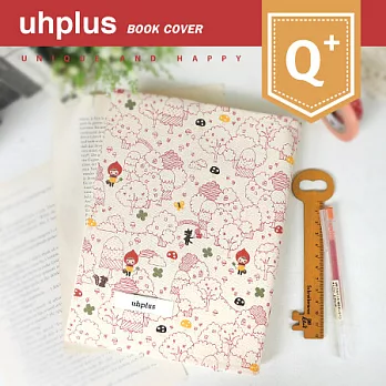 uhplus Q-plus手感書衣/ 手繪森林小紅帽