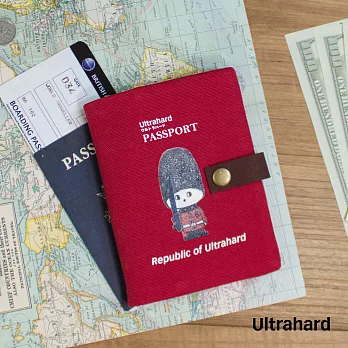 ultrahard 月見兔護照套系列-地球通行證(大英紅)