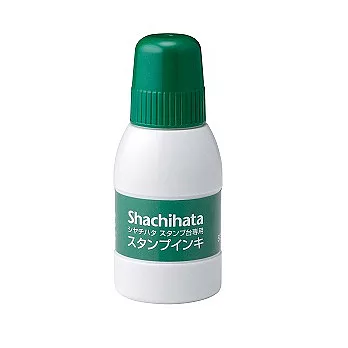【Shachihata】顏料系油性印台補充水 SGN-40 綠色 (容量40 cc)