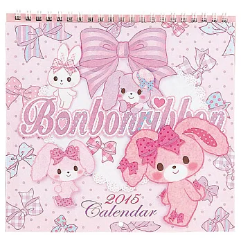 《Sanrio》Bonbonribbon蹦蹦兔2015 壁曆(M)