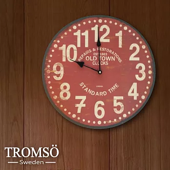 TROMSO無框畫時鐘-倫敦城鎮(圓形)