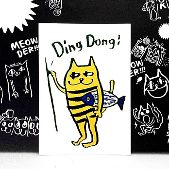 《ILLUK》明信片 - 直接貓下去系列 - DingDong