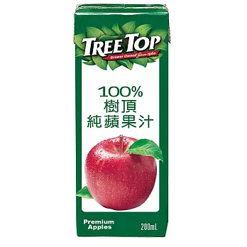 《Tree Top》樹頂100%蘋果汁(200mlx6入)