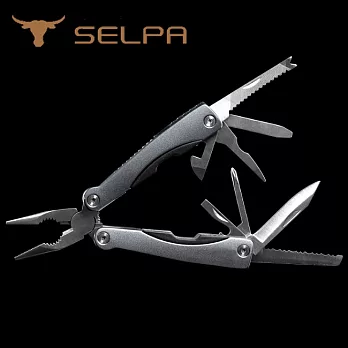 【韓國SELPA】11合一多功能萬用工具組灰色