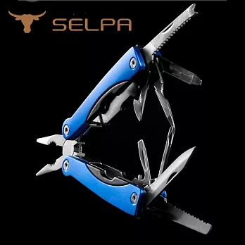【韓國SELPA】11合一多功能萬用工具組藍色