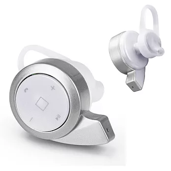 Mini A8 迷你蝸牛藍牙耳機麥克風(Bluetooth 4.0)銀色