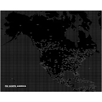 Palomar 拼國家地圖北美 / 黑色