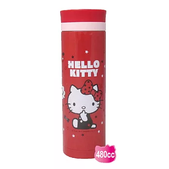 Hello Kitty真空保溫杯480ml,KF-5850紅色