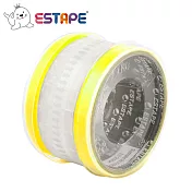 【ESTAPE】抽取式Memo貼-色頭螢光黃（14mm/重複貼黏/可書寫/便利貼/手帳/標籤/註記）