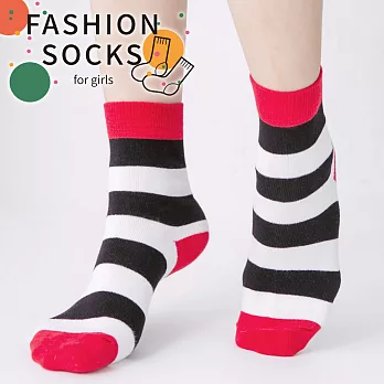蒂巴蕾  Fashion  socks                               焰緋紅