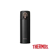 【THERMOS 膳魔師】超輕量 不鏽鋼真空保溫瓶 0.3L(JNI-301-MTBK)MTBK(黑色)