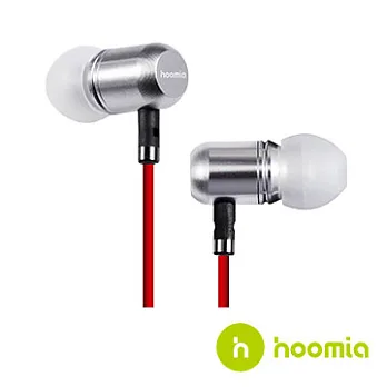 hoomia好米亞 S1 微金屬設計入耳式立體聲耳機紅
