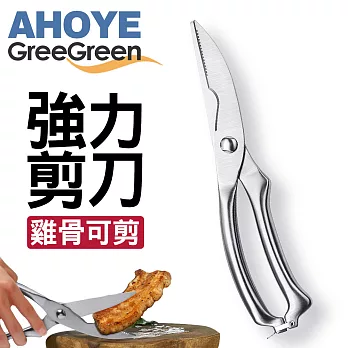 【GREEGREEN】精鑄不鏽鋼食物專用剪刀