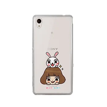【Metal-Slim】SONY Xperia M4 Aqua 香菇妹香菇妹授權正版 TPU超薄果凍套 亮晶晶倆小無猜
