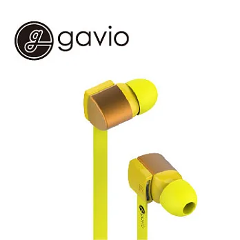 Gavio New Gazz 扁線低音線控耳機麥克風 - 活力黃