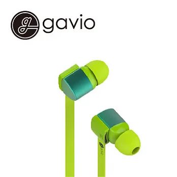 Gavio New Gazz 扁線低音線控耳機麥克風 - 青草綠