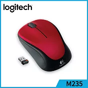 羅技 M235 無線滑鼠紅色