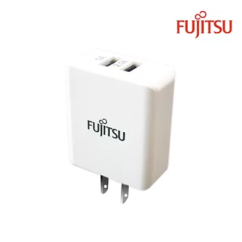 FUJITSU富士通3.1A電源供應器-2PORT US-02(白)