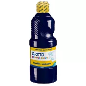 【義大利 GIOTTO】可洗式兒童顏料500ml(單罐)黑色
