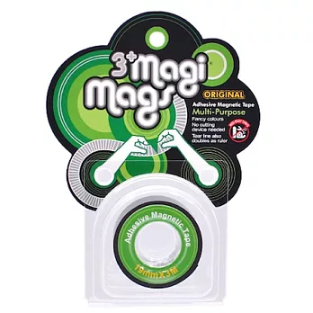 3+ Magi Mags 磁鐵膠帶 19mm x 3M 經典系列經典綠