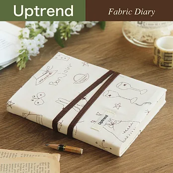 Uptrend Fabric Diary 布手帳│日安,巴黎。